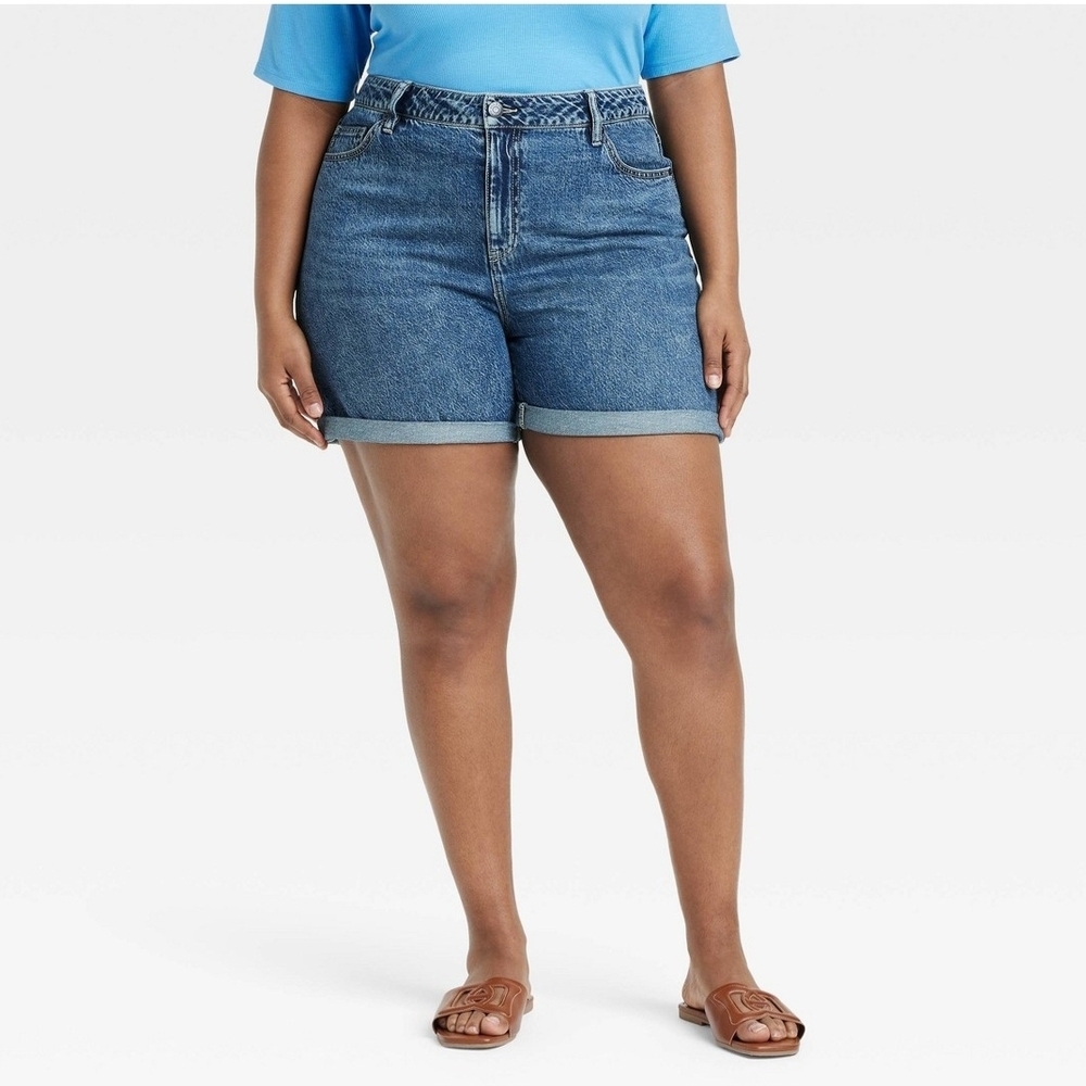Ava & Viv Blue Denim Jean Shorts